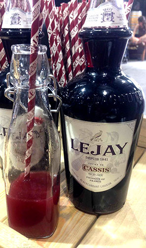 lejay: original cassis. forbidden fruit.