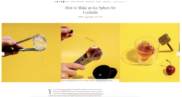 Excerpt from The Ice Book: Make a Drink Inside a Sphere