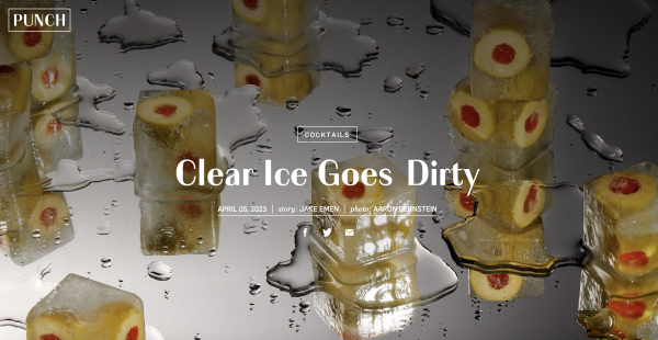 Olives and Ice are a Weird New Pairing