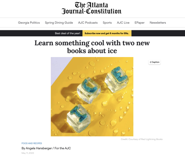 Twice the Ice in the Atlanta Journal-Constitution